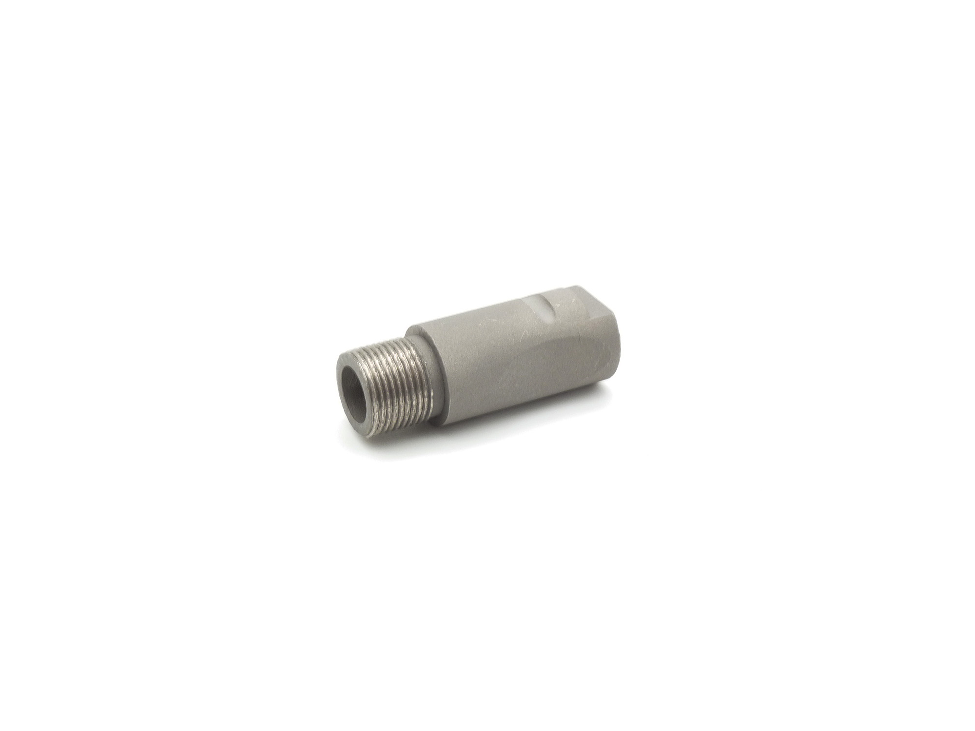 The optional steel insert part isolated