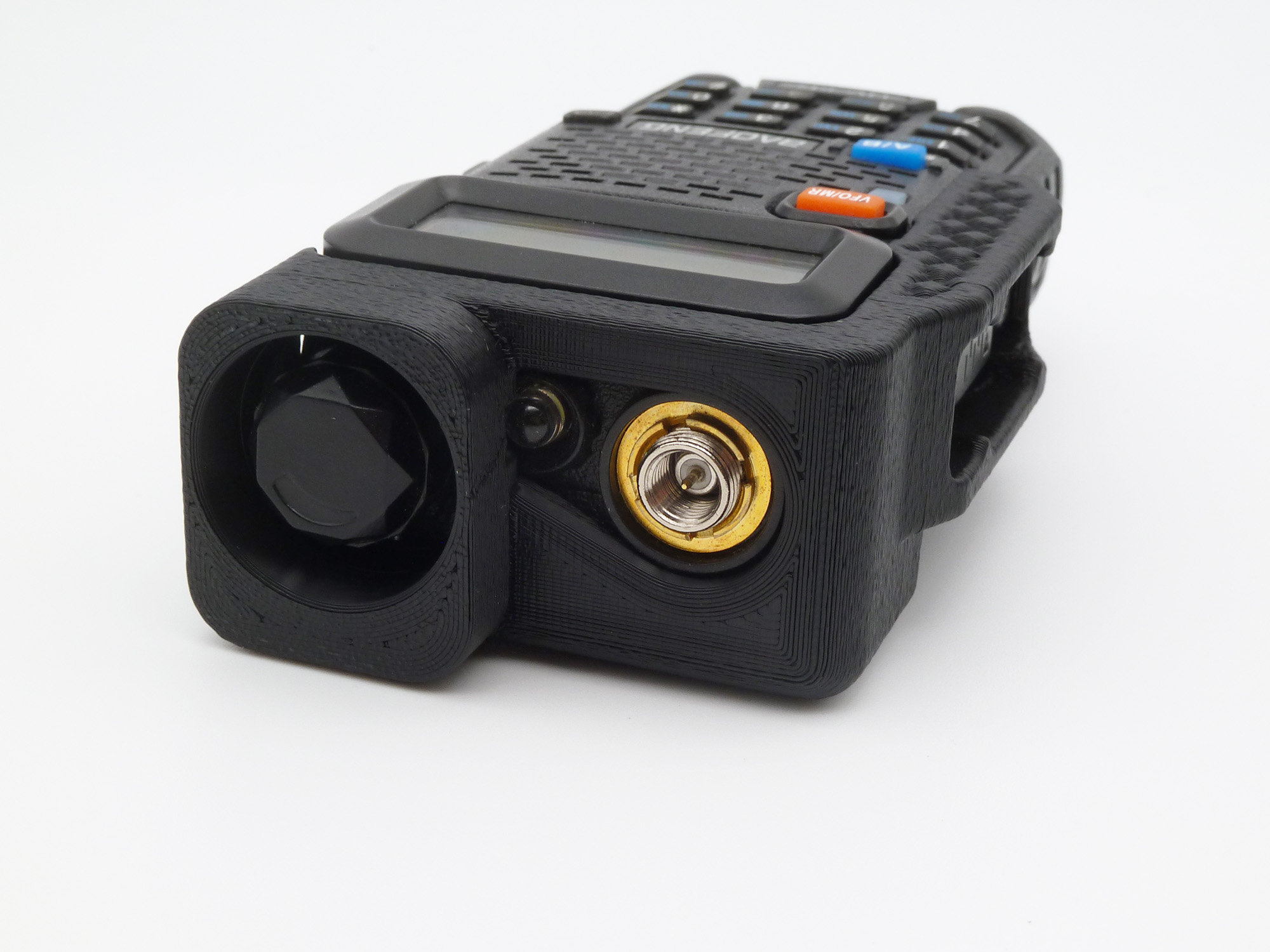 In-use, attached to a battle belt